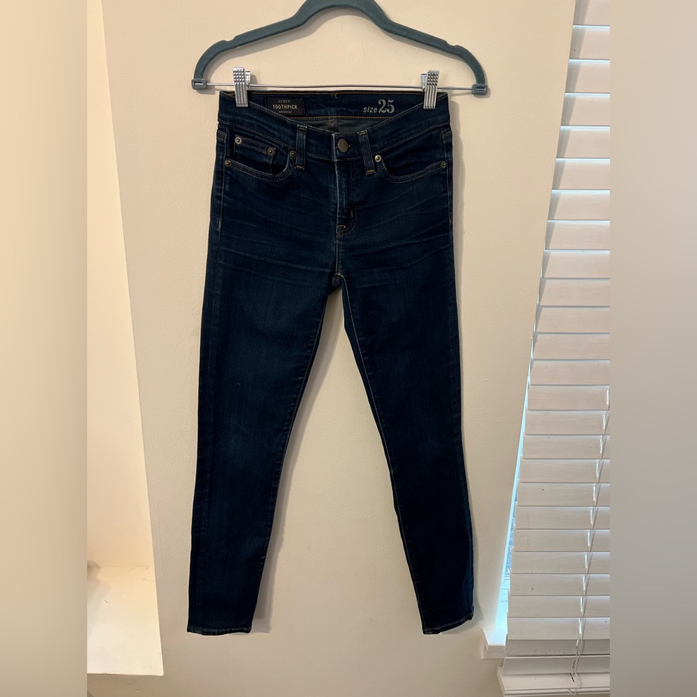 J. Crew Blue Skinny Jeans